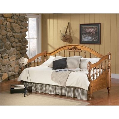 Coaster Wood Daybed in Natural Brown Finish