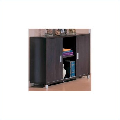 Coaster Decarie Contemporary Storage Credenza with Sliding Doors