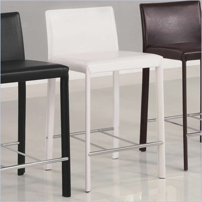 Coaster 24 Inch Bar Stool in White