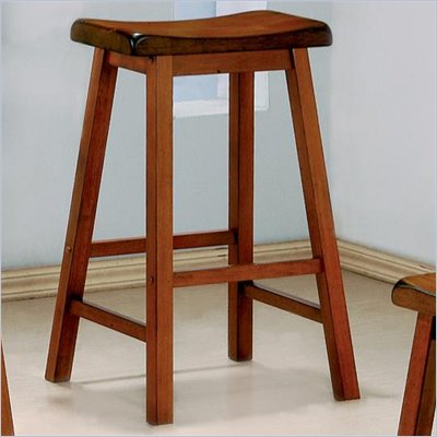 Coaster 29 Inch Wooden Bar Stool in Oak