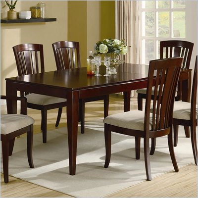 Coaster El Rey Dining Table in Intimate Cherry Finish