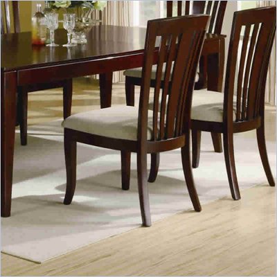 Coaster El Rey Side Chair with Slat Back in Intimate Cherry Finish