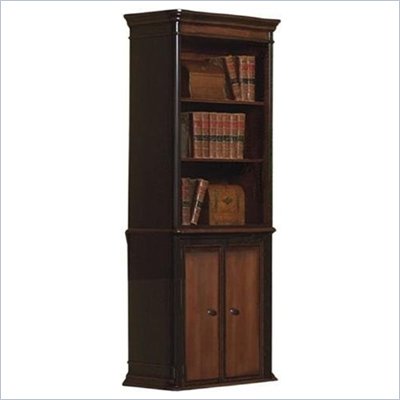 Coaster Three Shelf Two Tone Bookcase in Brown