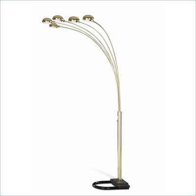 Coaster Chrome Overhead Sofa Floor Lamp