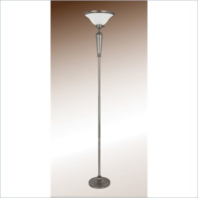 Coaster Floor Lamp in Gun Metal