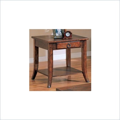 Coaster Franklin End Table with Slate Tile Top and Storage
