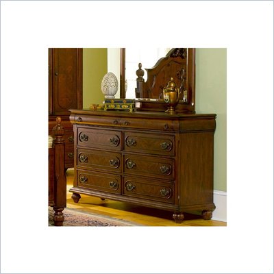 Coaster  Six Drawer Dresser in Rich Brown