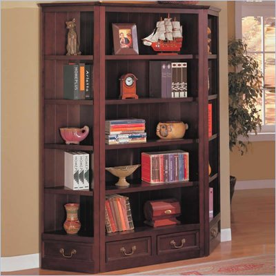 Coaster  Cappuccino Bookcase Corner Unit