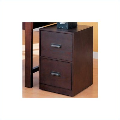 Coaster Laval Monile Filing Cabinet with Two Drawers in Espresso