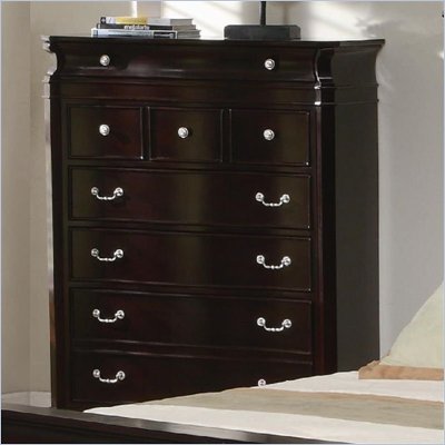 Coaster Manhattan Chest with 6 Drawers in Dark Espresso Finish