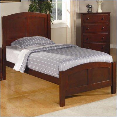 Coaster Parker Twin Panel Bed in Deep Dark Cappuccino Finish