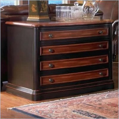 Coaster Pergola Traditional File Cabinet in Cappuccino/Dark Oak