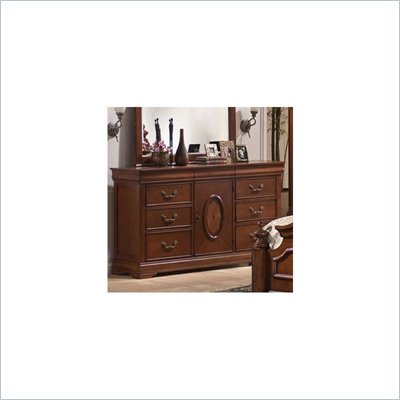Coaster  Traditional Six Drawer Dresser in Rich Caramel Finish