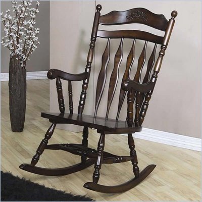 Coaster Traditional Country Wood Rocker