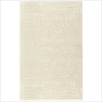 Coaster Solid Shag Rug in Starch