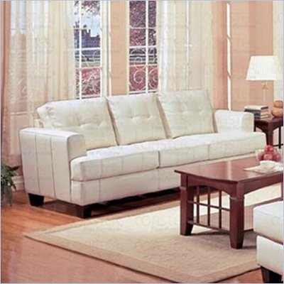 Coaster Samuel Contemporary Leather Sofa