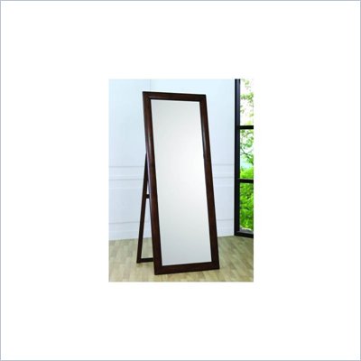 Coaster Standing Portrait Style Floor Mirror in Walnut