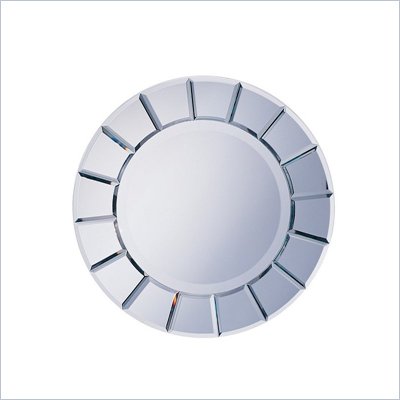 Coaster Round Wall Mirror With Sun Shape Frame