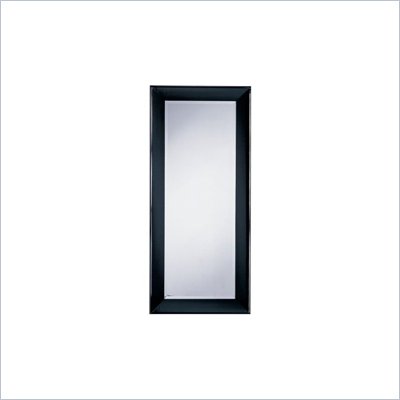 Coaster Bevelled Leaning Mirror in Cappuccino