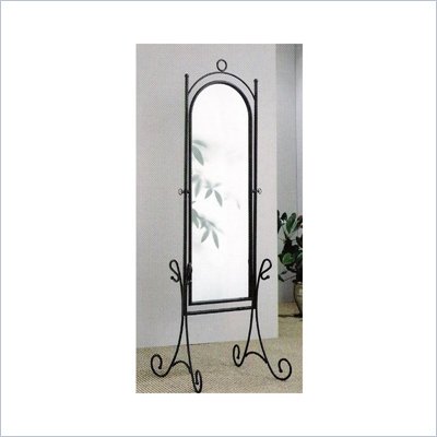 Coaster Simple Cheval Floor Mirror in Black