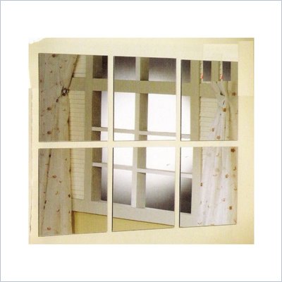 Coaster Six Piece Square Mirror Set(Set of 6)