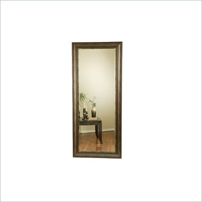 Coaster Contemporary Narrow Rectangular Black and Silver Mirror