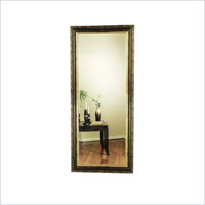 Coaster Contemporary Rectangular Wood and Gold Mirror
