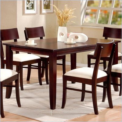 Coaster Springs Leg Dining Table in Cappuccino Finish