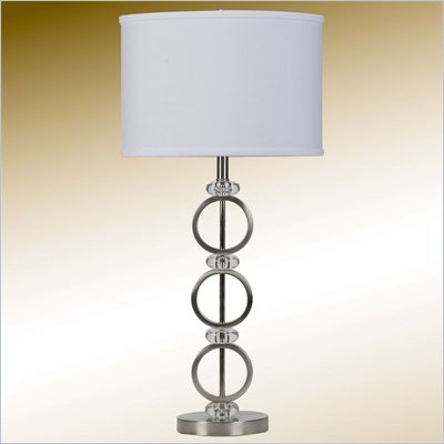 Coaster Contemporary Table Lamp in Silver