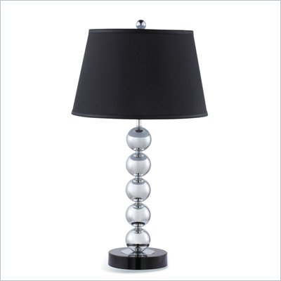 Coaster Contemporary Sphere Lamp in Black