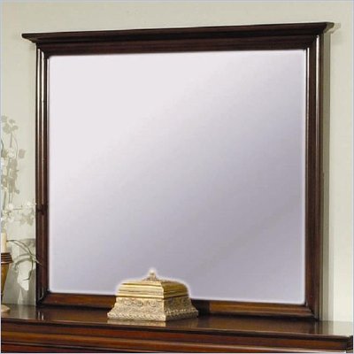 Coaster Versailles Vertical Dresser Mirror in Mahogany Stain Finish