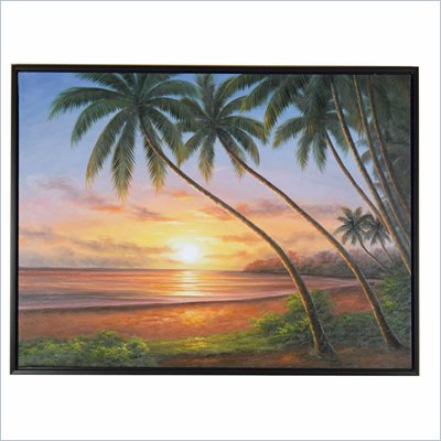Coaster Wall Art Painting - Sunset Beach