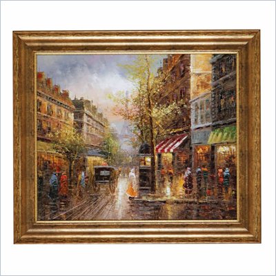 Coaster Wall Art Painting - Rainy Days in Paris