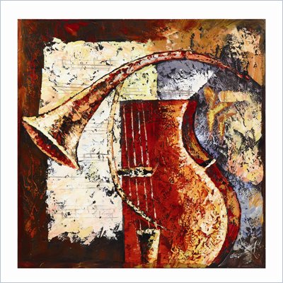 Coaster Wall Art Painting - Trumpets-A-Blazing