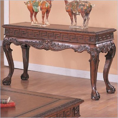 Coaster Wilshire Sofa Table in Dark Brown Finish