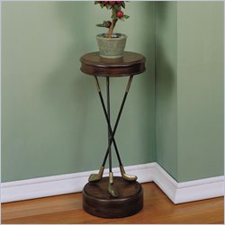 Powell Furniture Masterpiece Round Golf Accent End Table