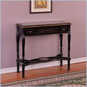 Powell Masterpiece Black Rub-Through Console Table