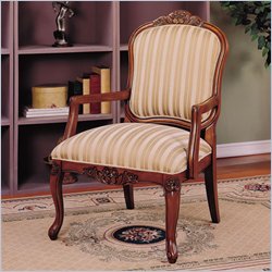 Powell Furniture Belvedere Accent Chair in French Walnut