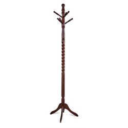 Powell Furniture Heirloom Cherry Twist Standing Coat Rack