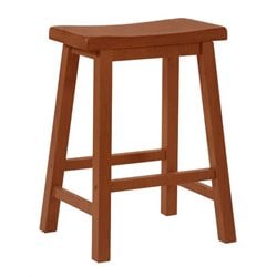 Powell Furniture Honey Brown Counter Stool with 24 Seat