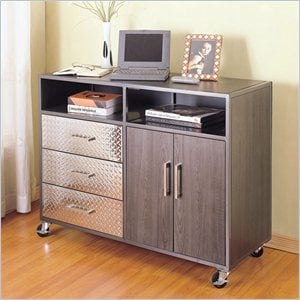  Powell Furniture Monster Bedroom Mobile Storage Unit 