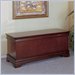 Powell Furniture Louis Philippe Cedar Blanket Chest in Marquis Cherry Finish