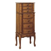 Powell Furniture Woodland Oak Jewelry Armoire