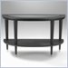 Klaussner Furniture Ontario Sofa Table with Glass Insert