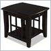 Klaussner Furniture Manhattan End Table with Shelf in Cherry