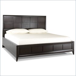 Klaussner Furniture Nikka Platform Bed in Rich Dark Cherry Finish-King