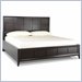 Klaussner Furniture Nikka Platform Bed in Rich Dark Cherry Finish
