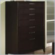 ADD TO YOUR SET: Klaussner Furniture Nikka 7 Drawer Chest in Rich Cherry Finish