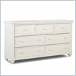 Klaussner Furniture Treasures White Double Dresser