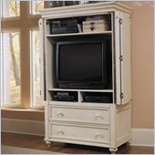 Klaussner Furniture Treasures White TV Armoire